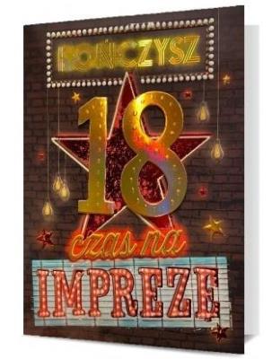 Opakowanie Karnet B6 Osiemnastka HM-200-1659