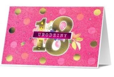 Opakowanie Karnet B6 Osiemnastka HM-200-2085