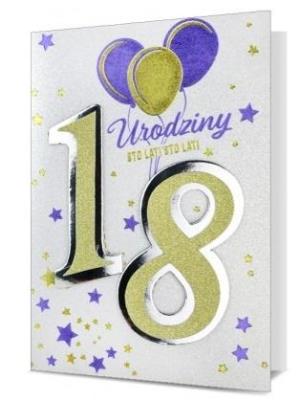 Opakowanie Karnet B6 Osiemnastka HM-200-2194