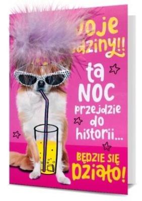 Opakowanie Karnet B6 Urodziny HM-200-1835