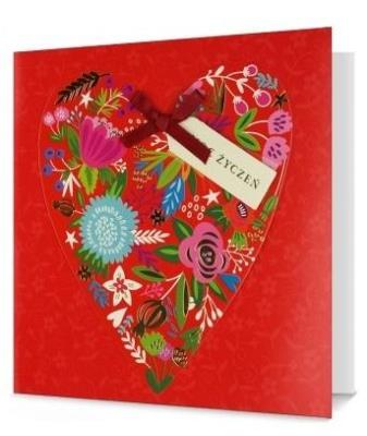 Opakowanie Karnet kw Serdeczne życzenia HM-200-1480