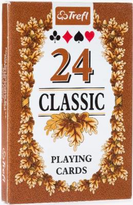 Okładka książki Karty - Classic 24 listki TREFL