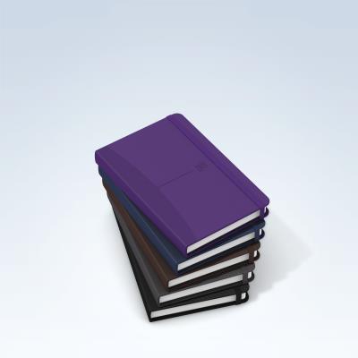 Okładka książki Kołonotatnik Oxford Signature A6 80k kratka ciemne kolory