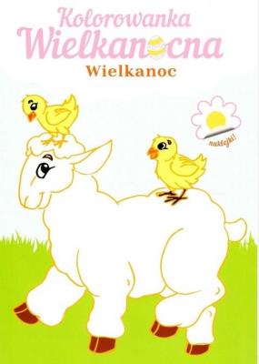 Kolorowanka Wielkanocna. Wielkanoc. Autor: praca zbiorowa. SmakLiter.pl Okładka książki Kolorowanka Wielkanocna. Wielkanoc