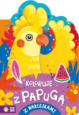 Okładka książki Koloruję z papugą