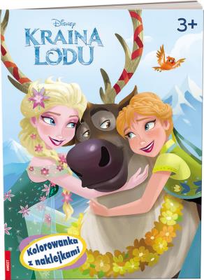 Okładka książki Kraina lodu Kolorowanka z naklejkami NA-9118