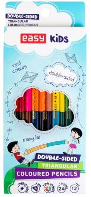 Opakowanie Kredki dwustronne 24 kolory EASY