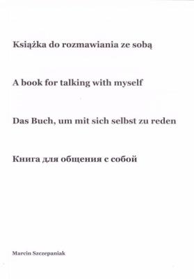 Okładka książki Książka do rozmawiania ze sobą