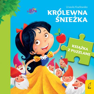 Książka z puzzlami Królewna Śnieżka. Autor: Kozłowska Urszula. SmakLiter.pl Okładka książki Książka z puzzlami Królewna Śnieżka