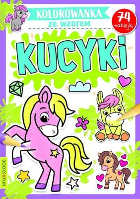 Okładka książki Kucyki (ze wzorem)