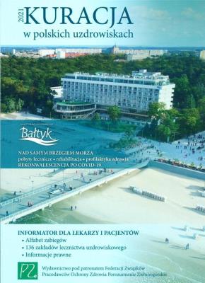 Okładka książki Kuracja w polskich uzdrowiskach 2021