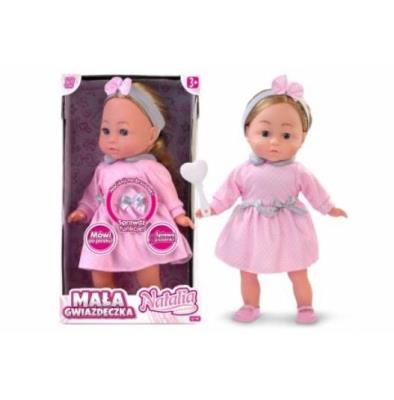 Opakowanie Lalka Natalia mała gwiazdeczka w sukience 36cm