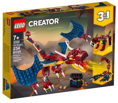 Opakowanie Lego CREATOR 31102 Smok ognia
