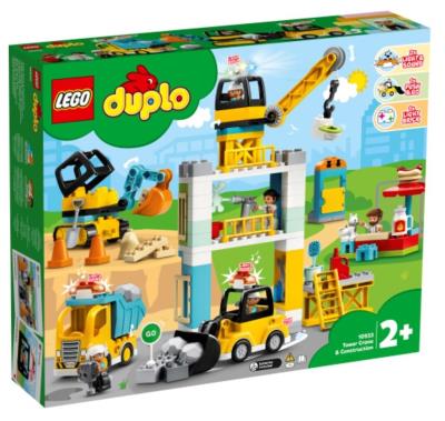 Opakowanie Lego DUPLO 10933 Żuraw wieżowy i budowa