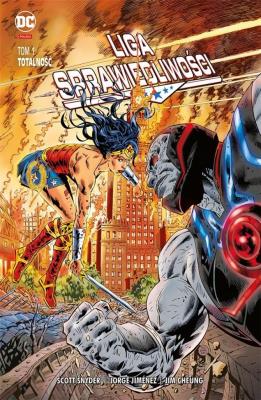 Okładka książki Liga Sprawiedliwości T.1 Totalność, polska okł.