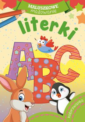 Literki. Maluszkowe malowanie. Autor: Opracowanie zbiorowe. SmakLiter.pl Okładka książki Literki. Maluszkowe malowanie