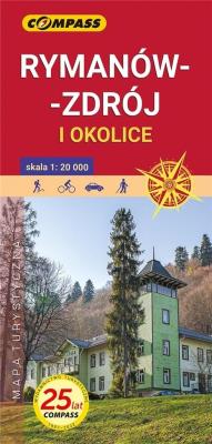 Okładka książki Mapa tur. - Iwonicz-Zdrój, Rymanów... 1:20 000