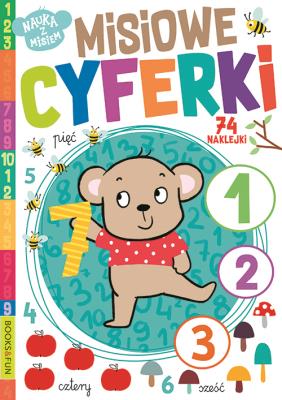 Misiowe cyferki. Autor: Opracowanie zbiorowe. SmakLiter.pl Okładka książki Misiowe cyferki