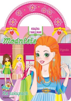 Okładka książki Modnisie. Na zakupach. Książka z naklejkami