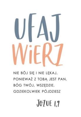 Opakowanie Mój dziennik - Ufaj wierz nie bój się