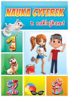 Okładka książki Nauka cyferekz naklejkami