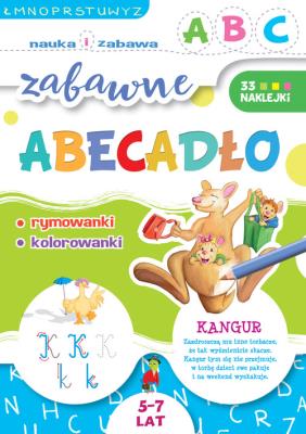Nauka i zabawa. Abecadło. Autor: Ewa Gorzkowska-Parnas. SmakLiter.pl Okładka książki Nauka i zabawa. Abecadło