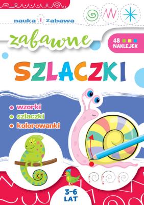 Nauka i zabawa. Zabawne szlaczki. Autor: Ewa Gorzkowska-Parnas. SmakLiter.pl Okładka książki Nauka i zabawa. Zabawne szlaczki