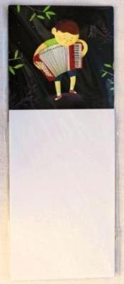 Opakowanie Notes z magnesem ''Akordeonista