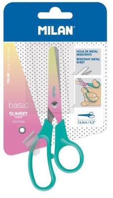 Opakowanie Nożyczki szkolne basic Sunset zielone MILAN