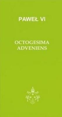 Octogesima Adveniens. Autor: Paweł VI. SmakLiter.pl Okładka książki Octogesima Adveniens