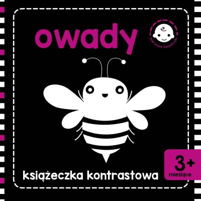 Owady. Książeczka kontrastowa. Autor: Opracowanie zbiorowe. SmakLiter.pl Okładka książki Owady. Książeczka kontrastowa