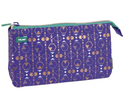 Opakowanie Piórnik Milan 5 komorowy COPPER III fioletowy