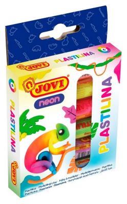 Plastelina 6 kolorów 15g neonowa JOVI. Wydawca: JOVI. SmakLiter.pl Opakowanie Plastelina 6 kolorów 15g neonowa JOVI