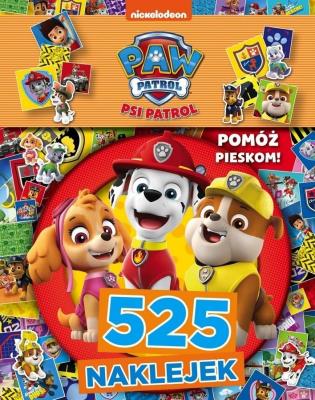 Okładka książki Psi Patrol 525 Naklejek