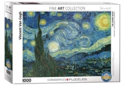 Opakowanie Puzzle 1000 Gwiaździsta noc, Vincent van Gogh