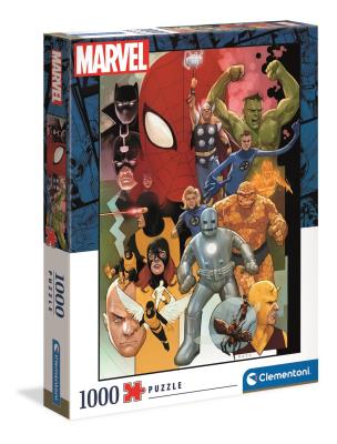 Puzzle 1000 HQ Marvel 39612. Wydawca: Clementoni. SmakLiter.pl Opakowanie Puzzle 1000 HQ Marvel 39612