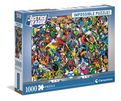 Puzzle 1000 impossible puzzle DC Komiks 39599. Wydawca: Clementoni. SmakLiter.pl Opakowanie Puzzle 1000 impossible puzzle DC Komiks 39599