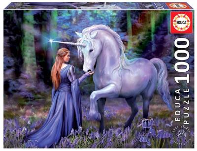 Puzzle 1000 Las kwitnących dzwonków, Anne Stokes. Wydawca: Educa. SmakLiter.pl Opakowanie Puzzle 1000 Las kwitnących dzwonków, Anne Stokes