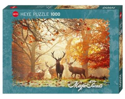 Opakowanie Puzzle 1000 Magiczny las - Jelenie