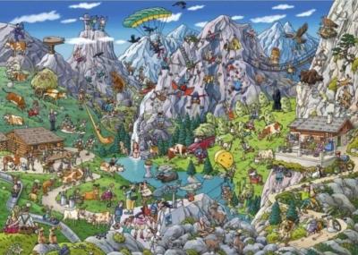 Opakowanie Puzzle 1000 Miasto królików