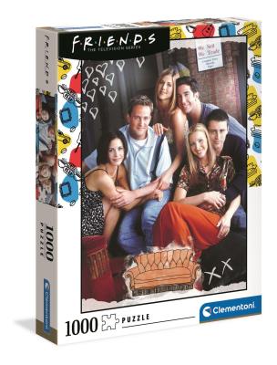 Puzzle 1000 Przyjaciele 39587. Wydawca: Clementoni. SmakLiter.pl Opakowanie Puzzle 1000 Przyjaciele 39587