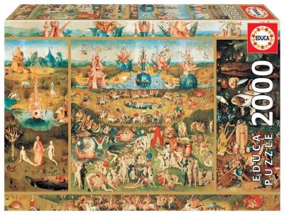 Puzzle 2000 Ogród rozkoszy ziemskich G3. Wydawca: Educa. SmakLiter.pl Opakowanie Puzzle 2000 Ogród rozkoszy ziemskich G3