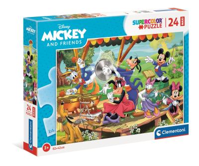 Opakowanie Puzzle 24 maxi super color Mickey&Przyjaciele 24218