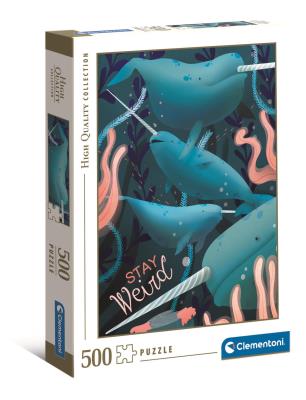 Opakowanie Puzzle 500 HQ Fantastyczne zwierzęta Narwal 35099