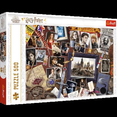 Opakowanie Puzzle 500 Pamiątki z Hogwartu 374001