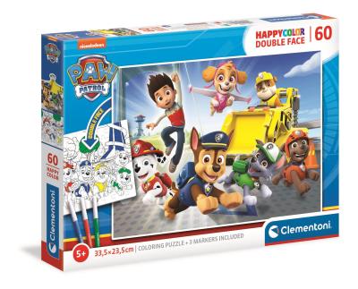 Puzzle 60 Happycolor Robot. Wydawca: Clementoni. SmakLiter.pl Opakowanie Puzzle 60 Happycolor Robot