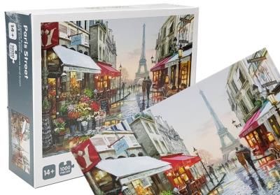 Puzzle Francja Paryż 1000 elementów. Wydawca: Lean Toys. SmakLiter.pl Opakowanie Puzzle Francja Paryż 1000 elementów