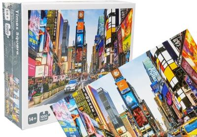 Puzzle Nowy Jork Plac Times Square 1000 elementów. Wydawca: Lean Toys. SmakLiter.pl Opakowanie Puzzle Nowy Jork Plac Times Square 1000 elementów
