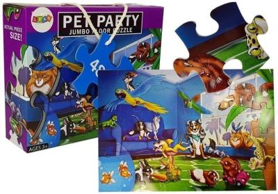 Puzzle Układanka Zwierzęta Domowe 48 elem. Wydawca: Lean Toys. SmakLiter.pl Opakowanie Puzzle Układanka Zwierzęta Domowe 48 elem
