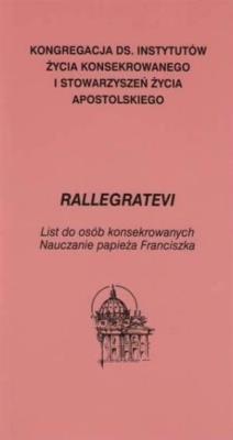 Okładka książki Rallegratevi, list do osób konsekrowanych